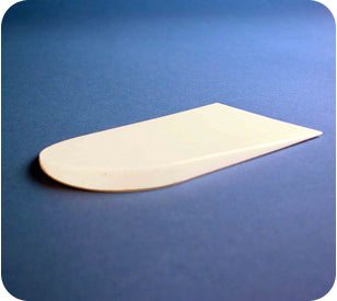 Heel Wedge White