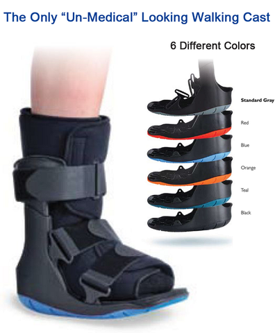 Ovation Short Walking Cast Boot (Choice of Color)